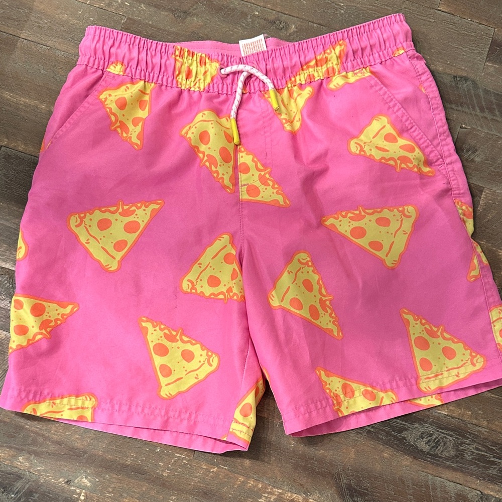 Cat & Jack Swim Trunks with Pizza Print